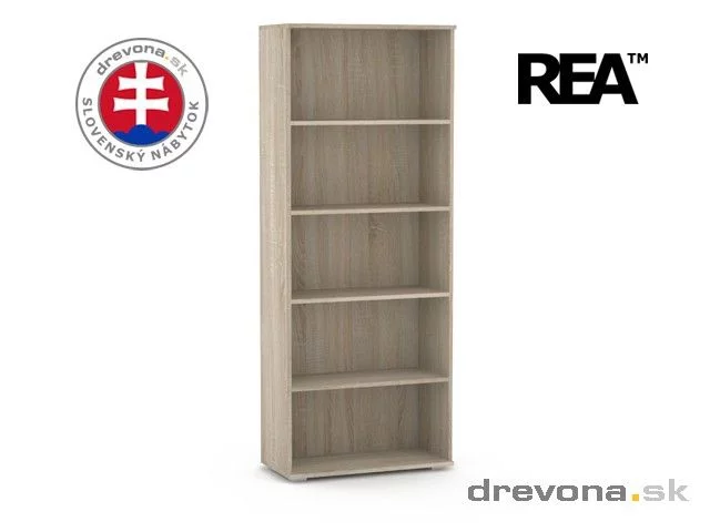 REA OFFICE S50 - otevřený široký regál