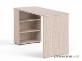 REA BAR UP 1 - nízký barový pult s regálem
