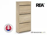 REA 3R UP - výklopný botník trojřadý se šuplíkem