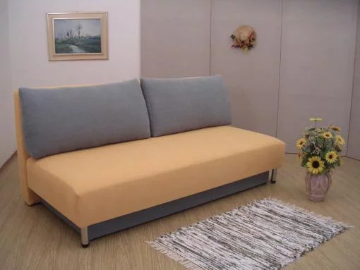 LADA - rozkl. pohovka se dvěma polštáři látky A