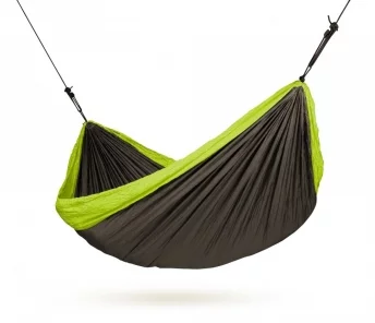 Cestovní houpací síť COLIBRI - double zelená 