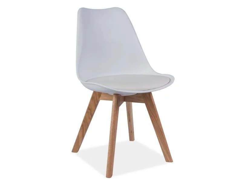 SI-538 - elegantní jídelní židle -> bílá