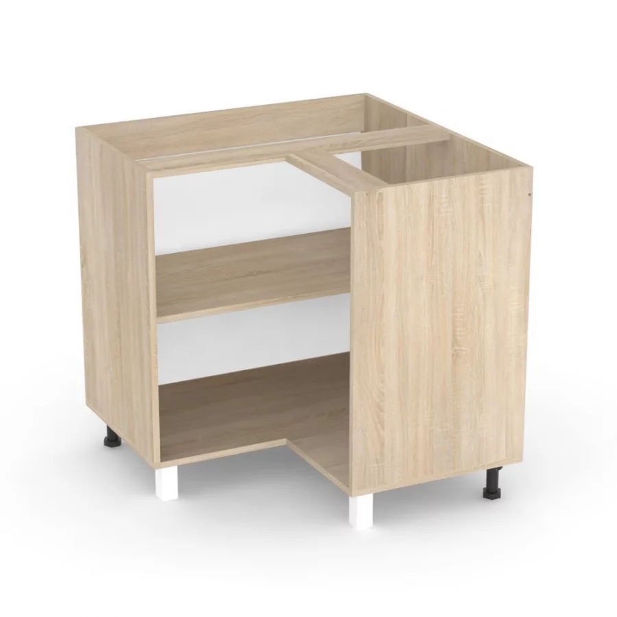 REA ALFA KDR-90-72- dub bardol - korpus dolní rohové skříňky