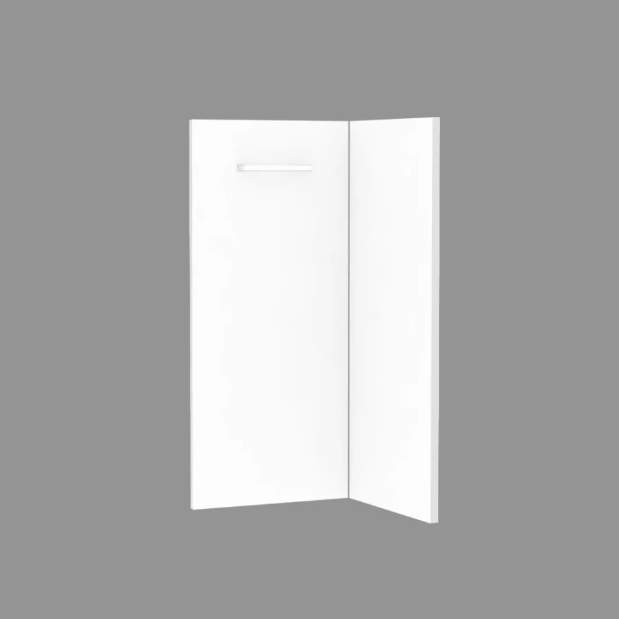 REA ALFA DPR-90-72 - bílá - dvířka dolní rohové skříňky