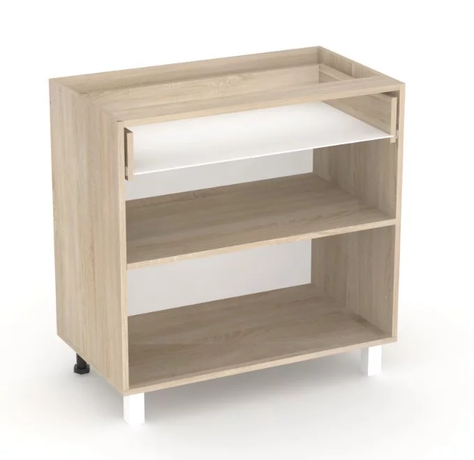 REA ALFA KDZO-80-72 - dub bardol -  korpus dolní skříňky