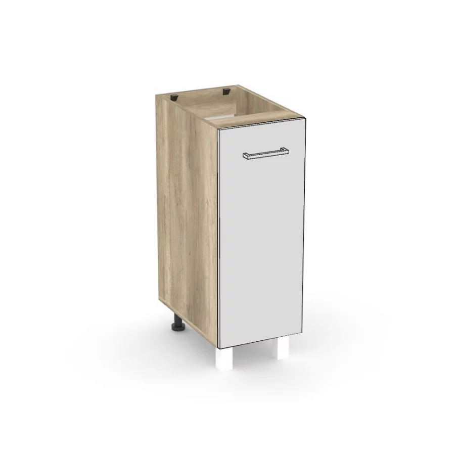 REA ALFA KDV-30-72 - dub canyon - korpus spodní skříňky