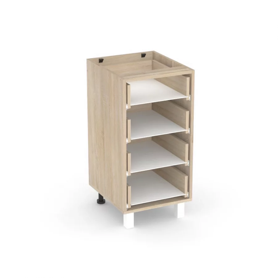 REA ALFA KDZ-40-72 - dub bardol - korpus spodní zásuvkové skříňky