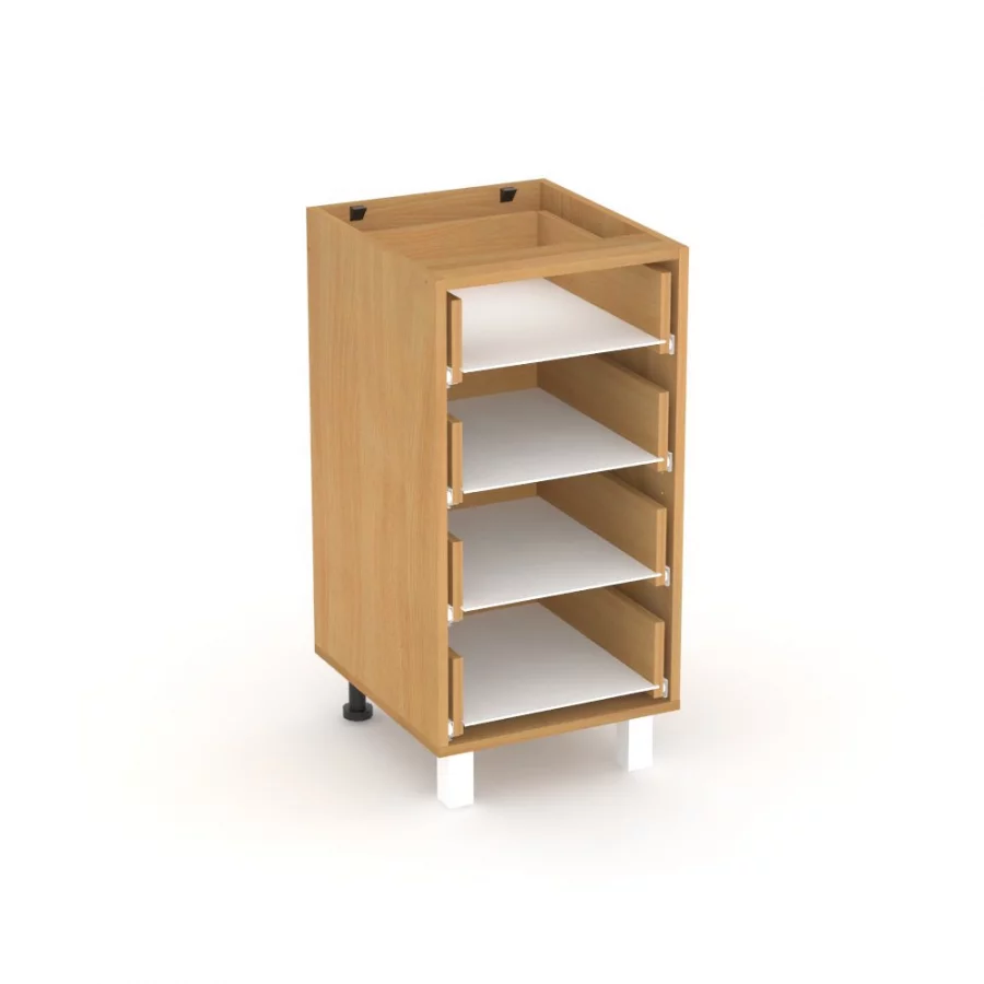 REA ALFA KDZ-40-72 - buk - korpus spodní zásuvkové skříňky