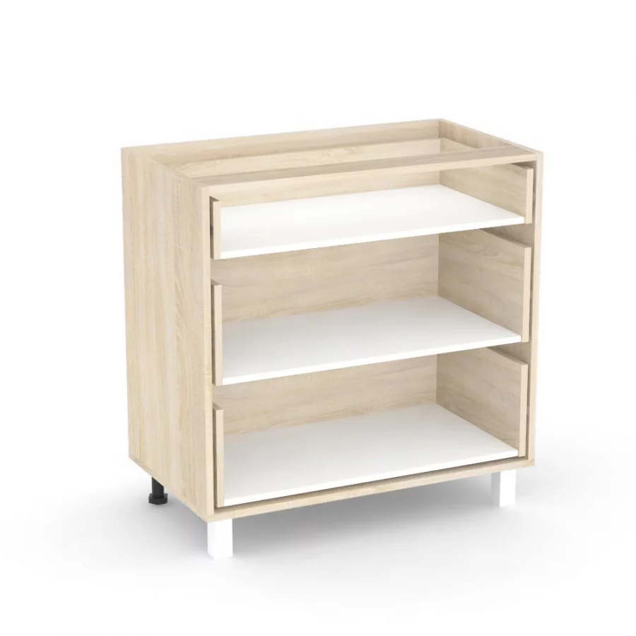 REA ALFA KDZ-80-72 - dub bardol - korpus spodní skříňky