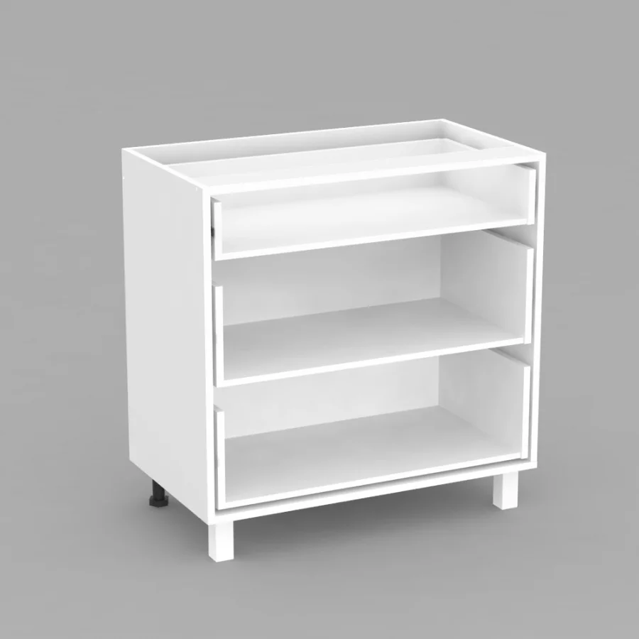 REA ALFA KDZ-80-72 - bílá - korpus spodní skříňky