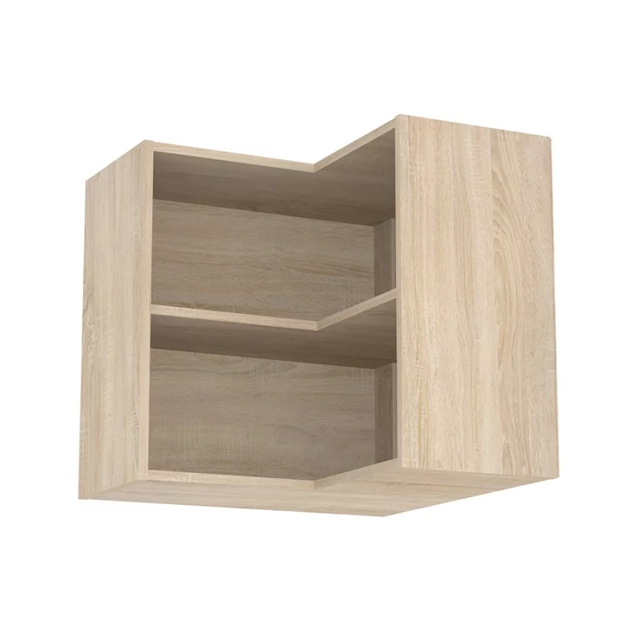 REA ALFA KHR-60-57 - dub bardol - korpus horní rohové skříňky