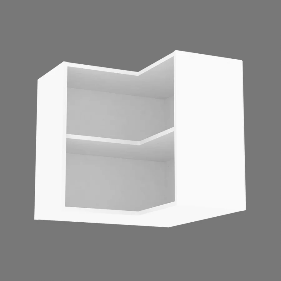 REA ALFA KHR-60-57 - bílá - korpus horní rohové skříňky