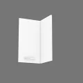 REA ALFA DPR-60-57 - bílá - dvířko k rohové skříňce