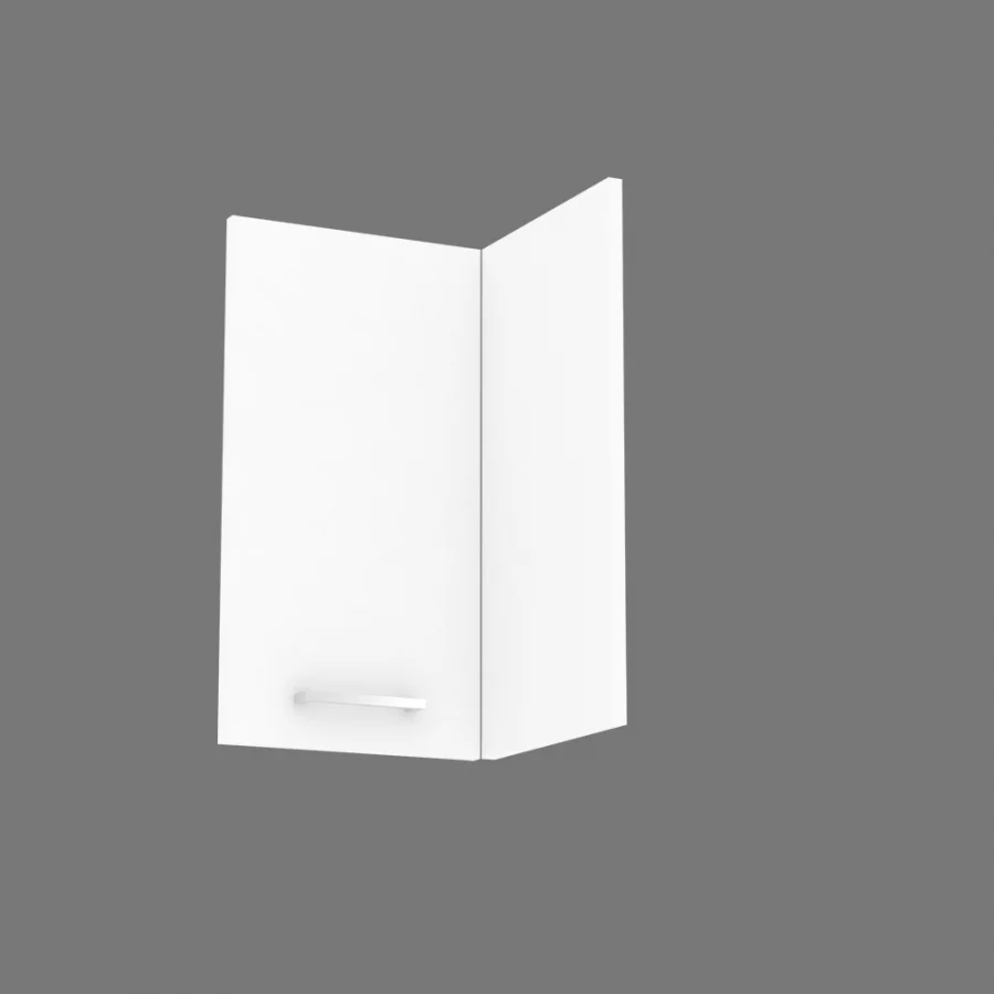 REA ALFA DPR-60-57 - bílá - dvířko k rohové skříňce