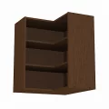 REA ALFA KHR-60-72 - wenge - korpus horní rohové skříňky