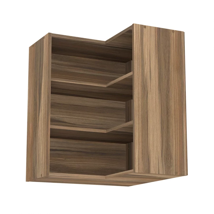 REA ALFA KHR-60-72 - ořech  - korpus horní rohové skříňky