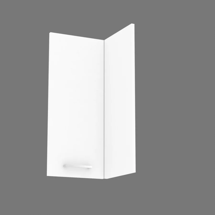 REA ALFA DPR-60-72 - bílá - dvířko k rohové skříňce