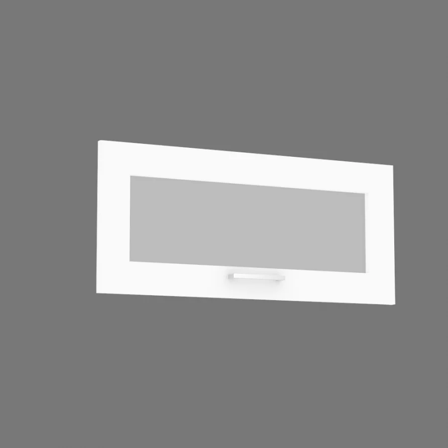 REA ALFA DSV-80-36 - bílá - dvířko ke skříňce se sklem