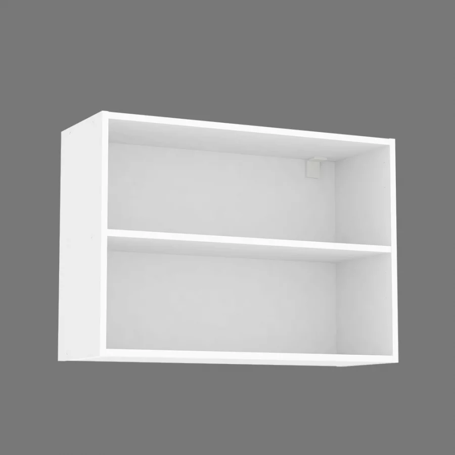 REA ALFA KHO-80-57 - bílá - korpus dvoudveřové skříňky