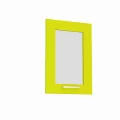 REA ALFA DSO-40-57 - zelená - dvířko se sklem (1 ks)