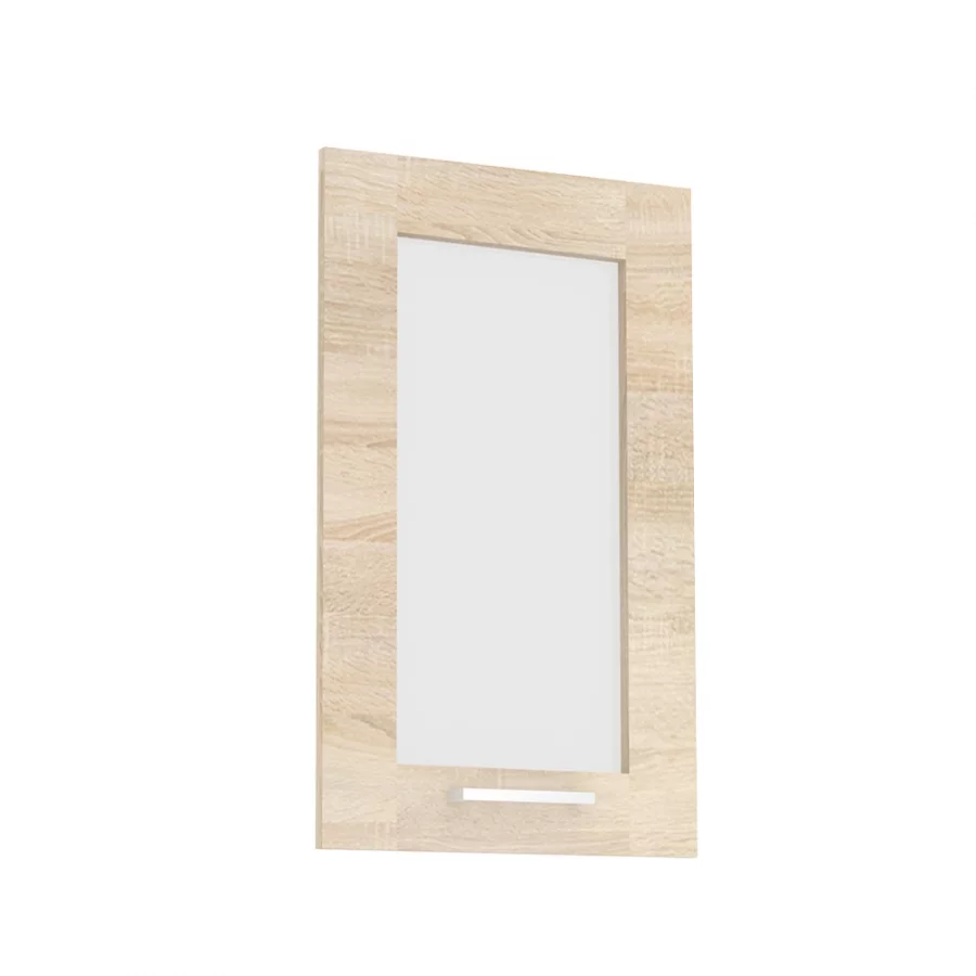 REA ALFA DSO-40-72 - dub bardol - prosklené dvířko ke skříňce