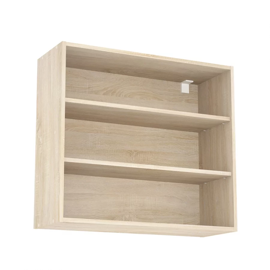 REA ALFA KHO-80-72 - dub bardol - korpus horní dvoudveřové skříňky