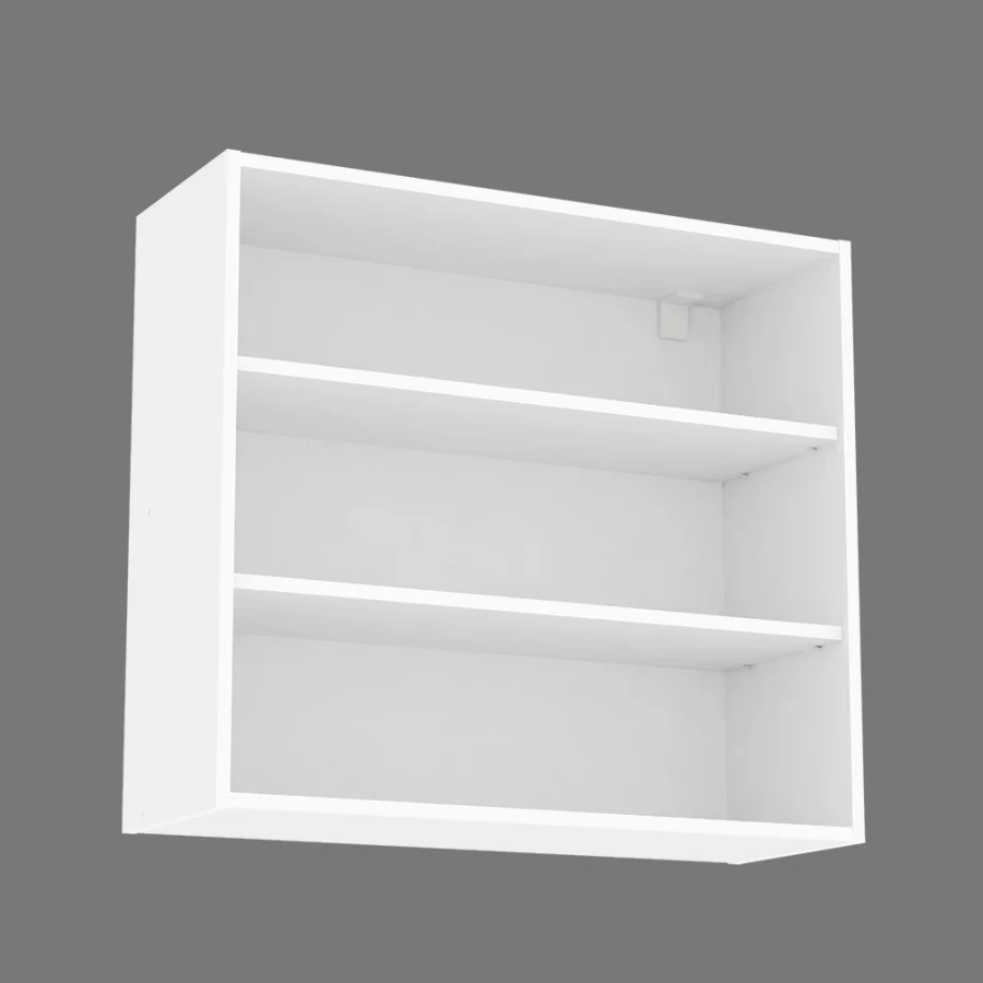 REA ALFA KHO-80-72 - bílá - korpus horní dvoudveřové skříňky