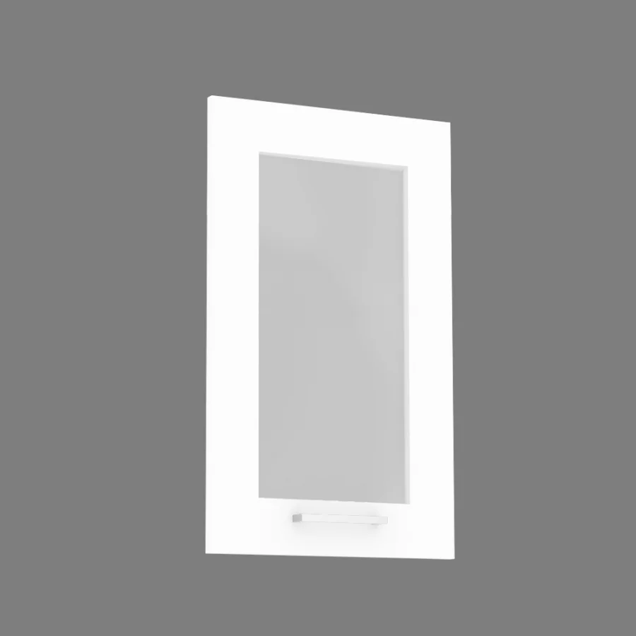 REA ALFA DSO-40-72 - bílá - prosklené dvířko ke skříňce (1 ks)