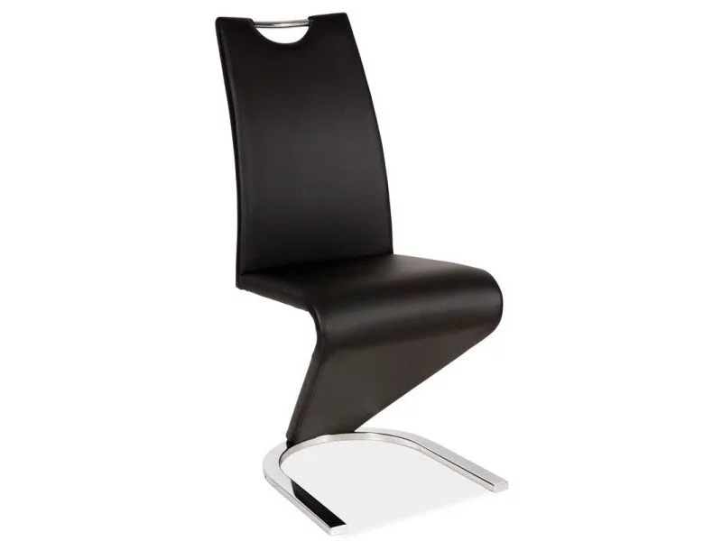 SI-672 - originální designová jídelní židle -> černá