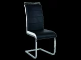 SI-701- moderní velmi elegantní jídelní židle -> černá + bílá