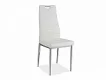 SI-713 - elegantní jídelní židle s chromovým prvkem v opěradle