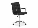 SI-812 - elegantní otočné kancelářské křeslo -> černá