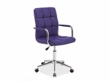 SI-812 - elegantní otočné kancelářské křeslo -> fialová