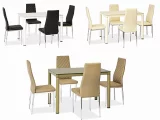 SI-934 - jednoduchý elegantní pevný jídelní stůl ve 4 barvách
