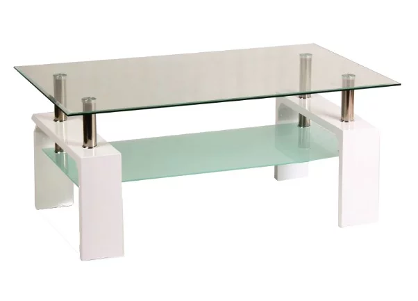 SI-950 - designový elegantní konferenční stolek -> bílý lak