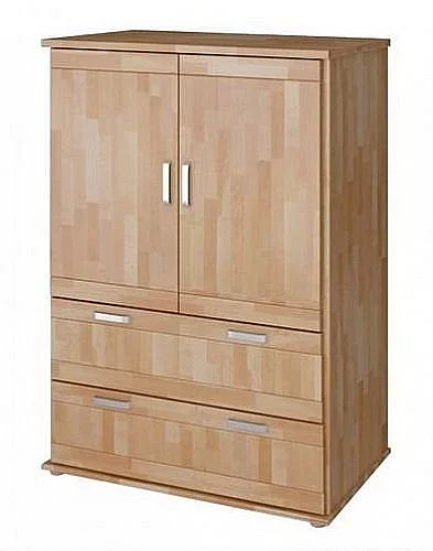 182B Skříň pološatní BETA 2D GRAND - buk cink