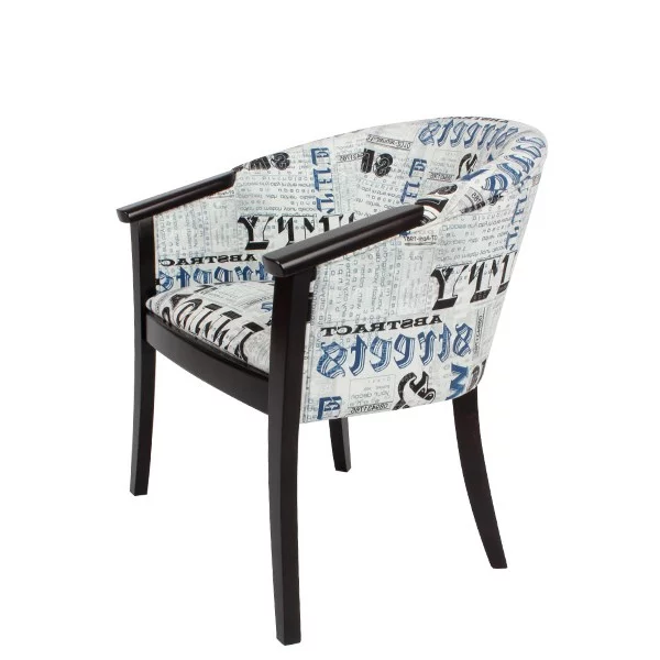 Jednoduché celočalouněné jídelní křesílko Z132