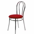 Jednoduchá a praktická kovová jídelní židle Z82