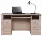 GRESS 1D3S 150 - PC stůl s dvířky a se třemi zásuvkami