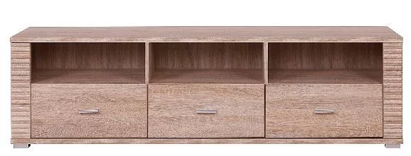 GRESS 3S 160 - TV stolek se třemi zásuvkami a poličkami