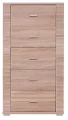 GRESS 5S - praktická komoda s pěti zásuvkami