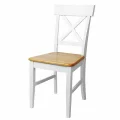 Jednoduchá jídelní židle s masivním sedákem Z170