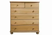 Komoda 06P classic borovice masiv hloubka 46 cm