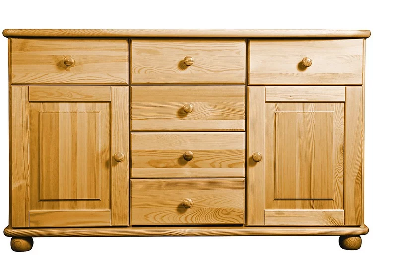 Komoda 10P classic borovice masiv hloubka 46 cm