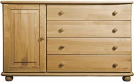 Komoda 12P classic borovice masiv hloubka 46 cm