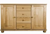Komoda K16 classic borovice masiv hloubka 42 cm