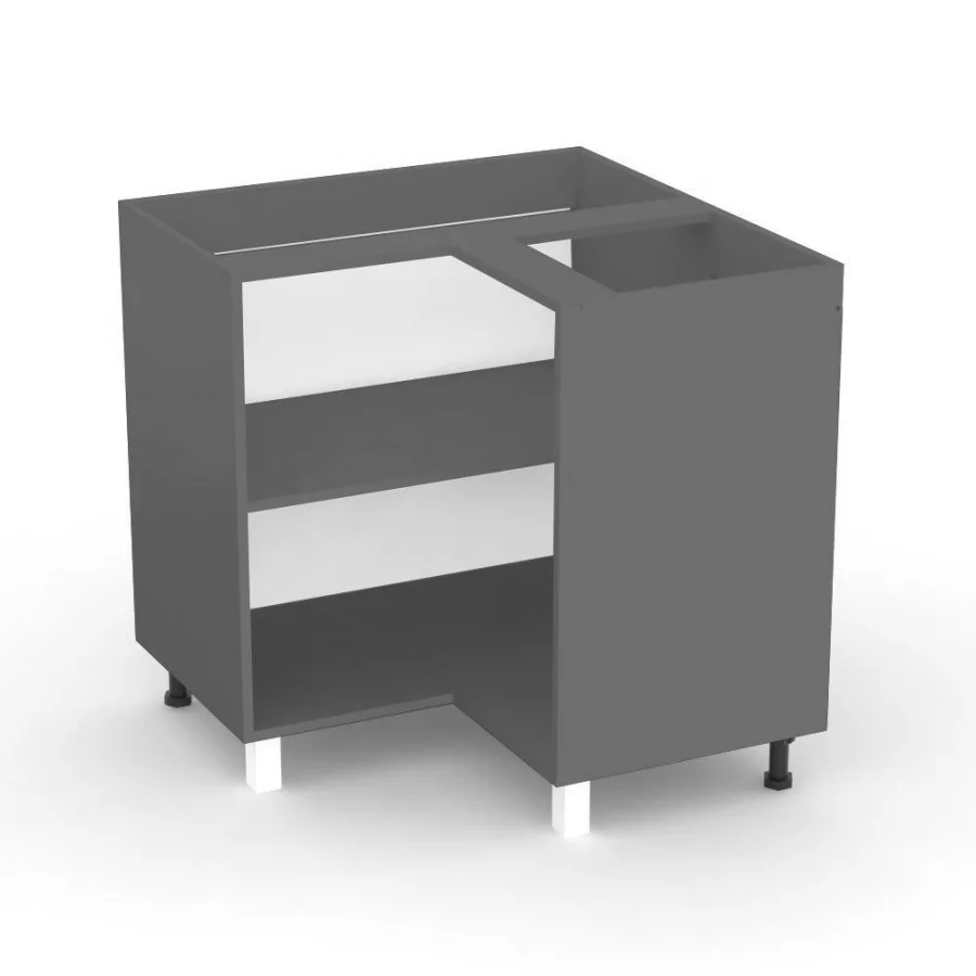 REA ALFA KDR-90-72- graphite- korpus dolní rohové skříňky