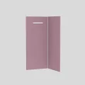 REA ALFA DPR-90-72 - plum - dvířka dolní rohové skříňky