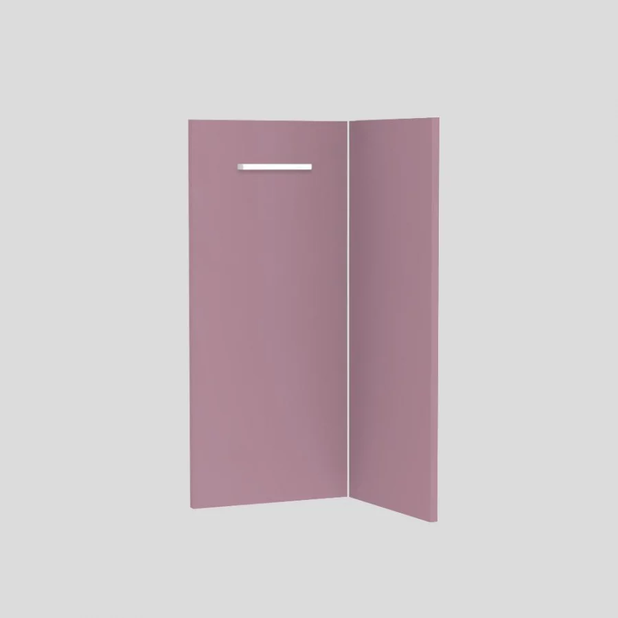 REA ALFA DPR-90-72 - plum - dvířka dolní rohové skříňky