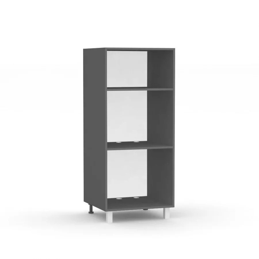 REA ALFA KP-60-130 - graphite - korpus potravinové skříňky